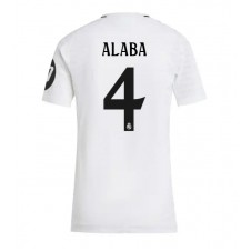 Real Madrid David Alaba #4 Hjemmedrakt Kvinner 2024-25 Kortermet